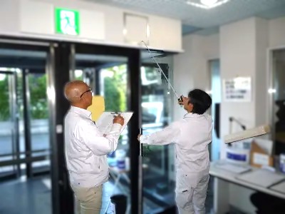補償業務調査の様子